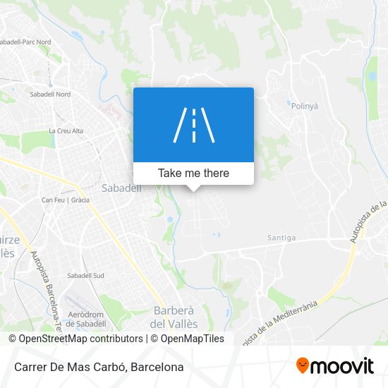 Carrer De Mas Carbó map
