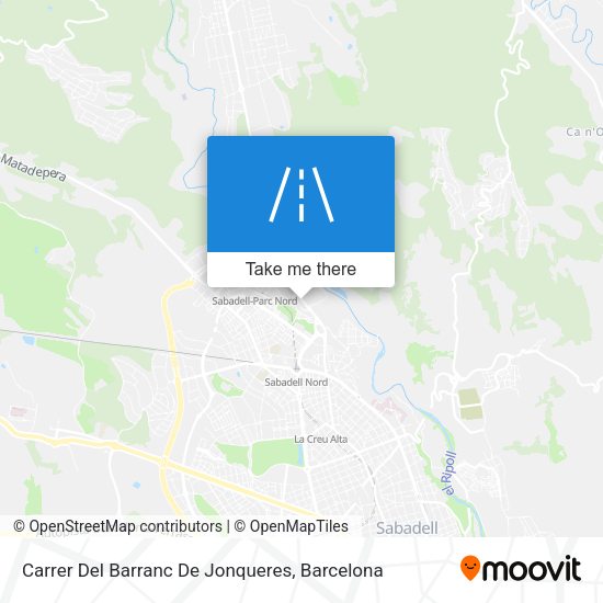 Carrer Del Barranc De Jonqueres map