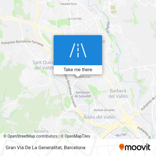 Gran Via De La Generalitat map