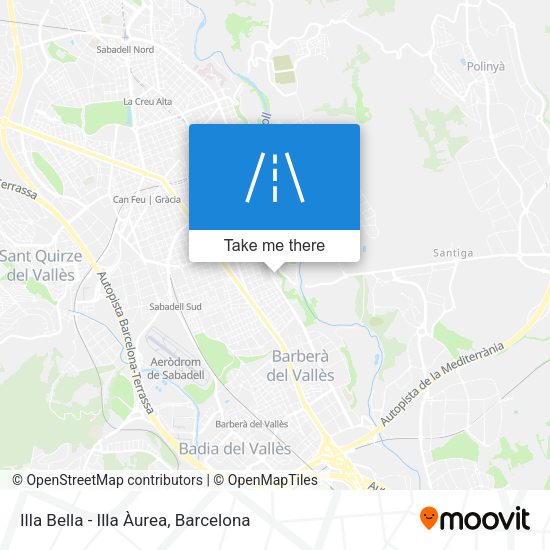 Illa Bella - Illa Àurea map