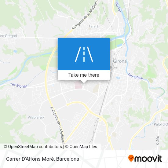 Carrer D'Alfons Moré map