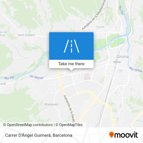 Carrer D'Àngel Guimerà map