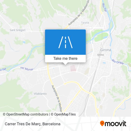 Carrer Tres De Març map