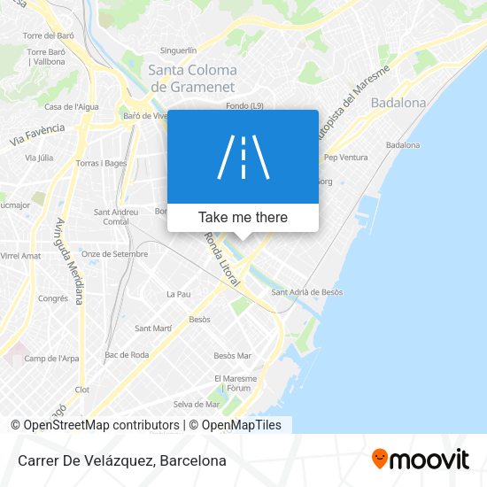 Carrer De Velázquez map