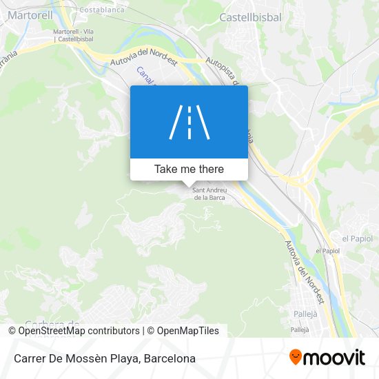 Carrer De Mossèn Playa map
