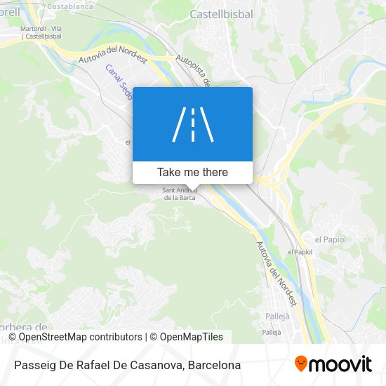 Passeig De Rafael De Casanova map