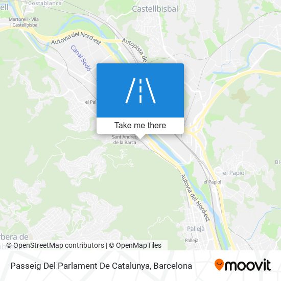 Passeig Del Parlament De Catalunya map