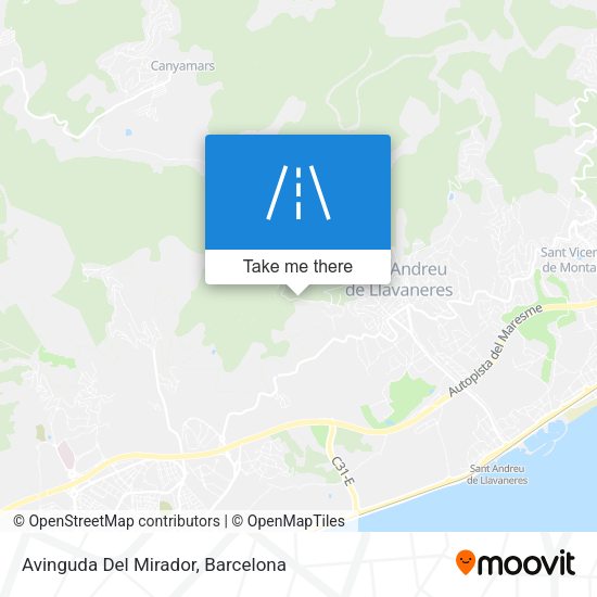 Avinguda Del Mirador map