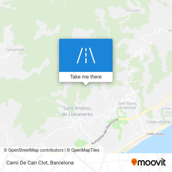Camí De Can Clot map