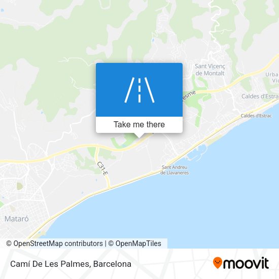 Camí De Les Palmes map
