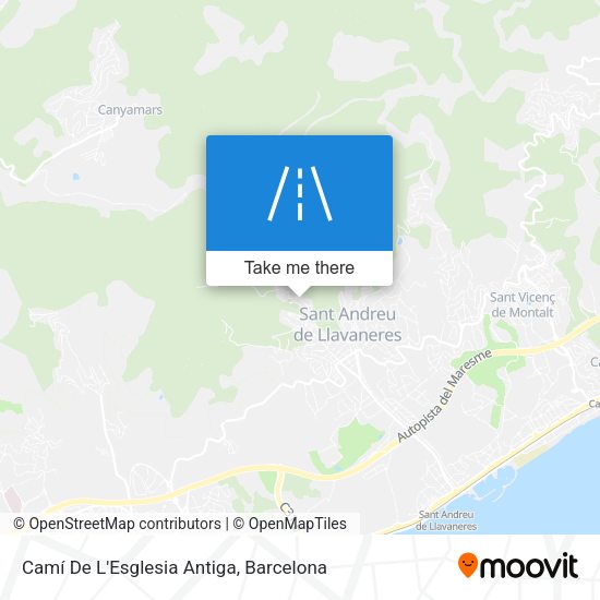 Camí De L'Esglesia Antiga map