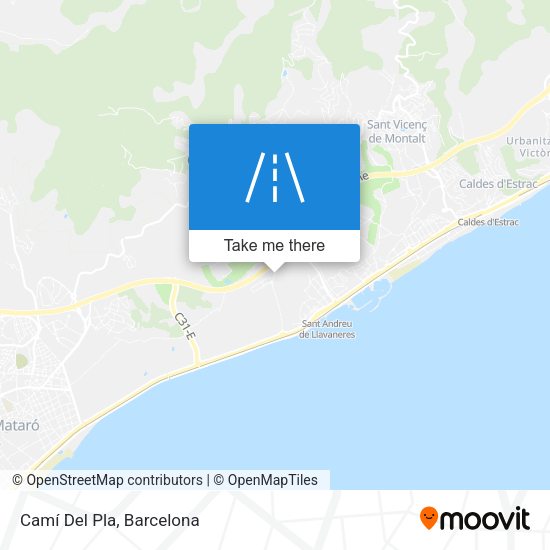 Camí Del Pla map