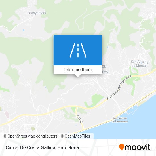 Carrer De Costa Gallina map