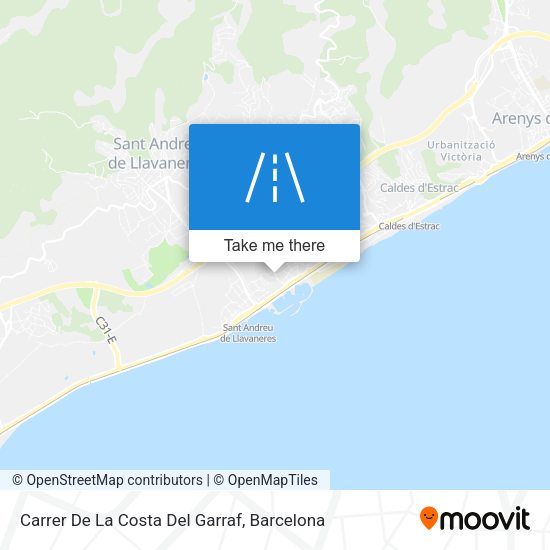 Carrer De La Costa Del Garraf map