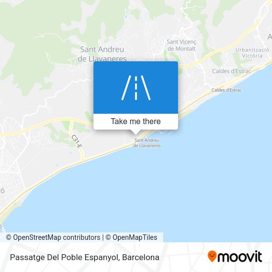 Passatge Del Poble Espanyol map