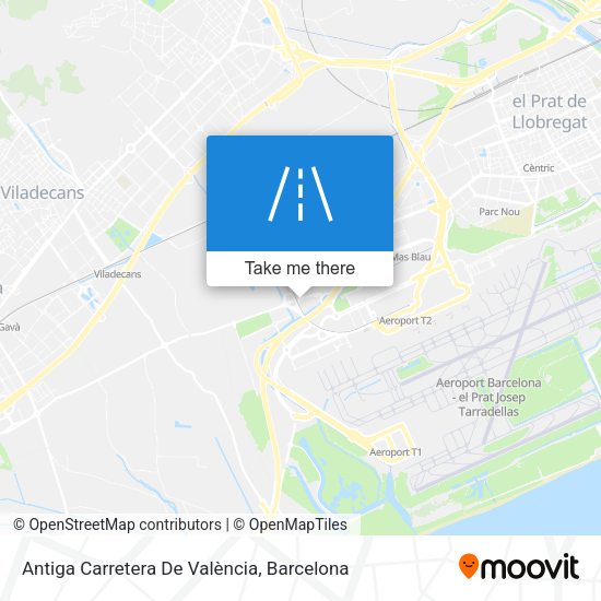 Antiga Carretera De València map