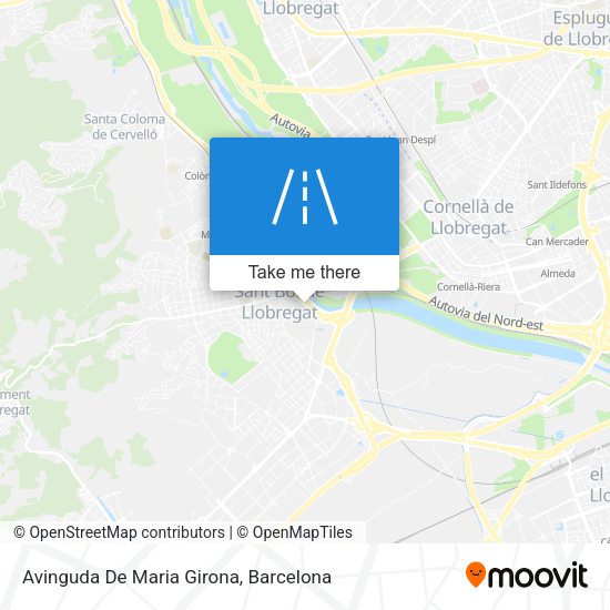 Avinguda De Maria Girona map