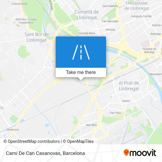 Camí De Can Casanovas map
