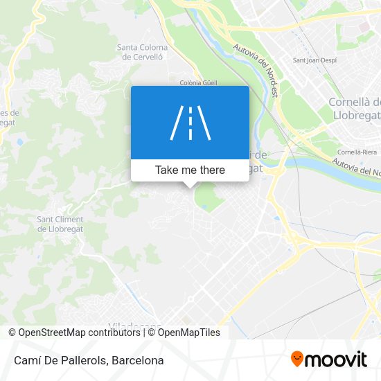 Camí De Pallerols map