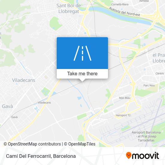 Camí Del Ferrocarril map