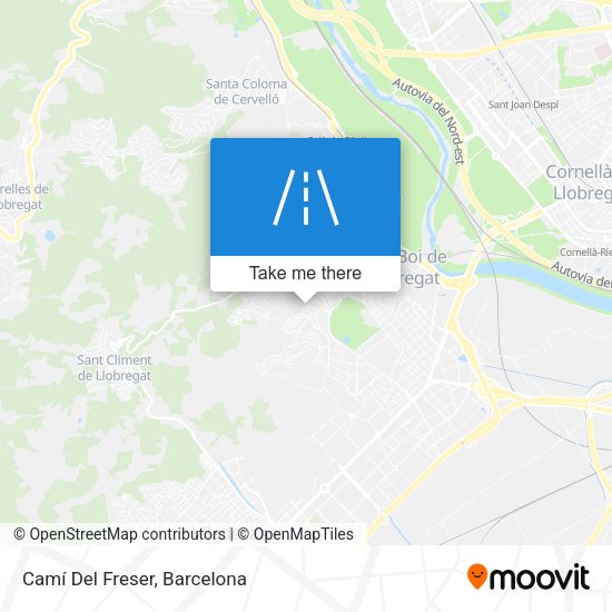 Camí Del Freser map