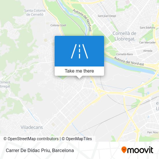 Carrer De Dídac Priu map