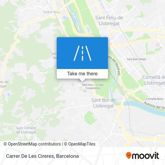 Carrer De Les Cireres map
