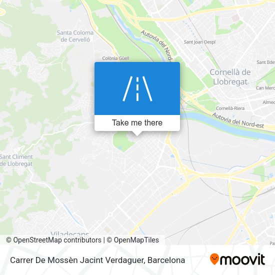 Carrer De Mossèn Jacint Verdaguer map