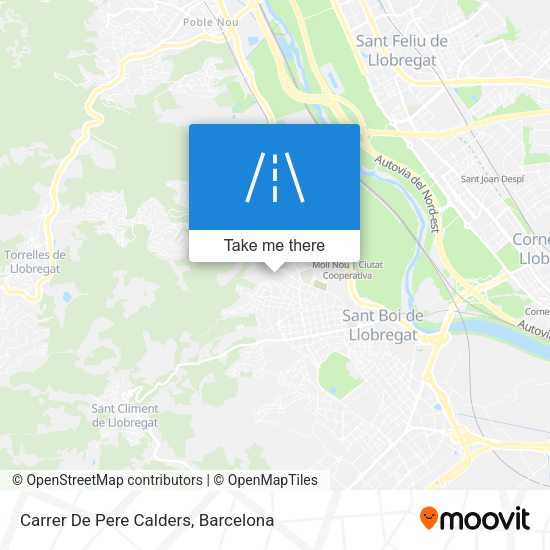 Carrer De Pere Calders map