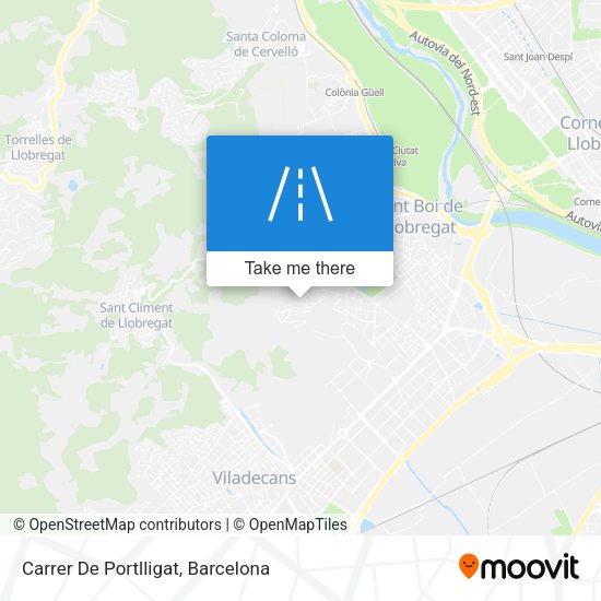 Carrer De Portlligat map