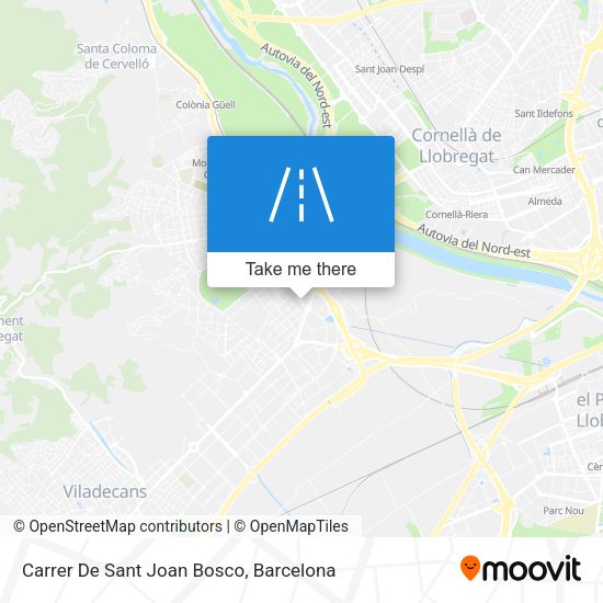 Carrer De Sant Joan Bosco map