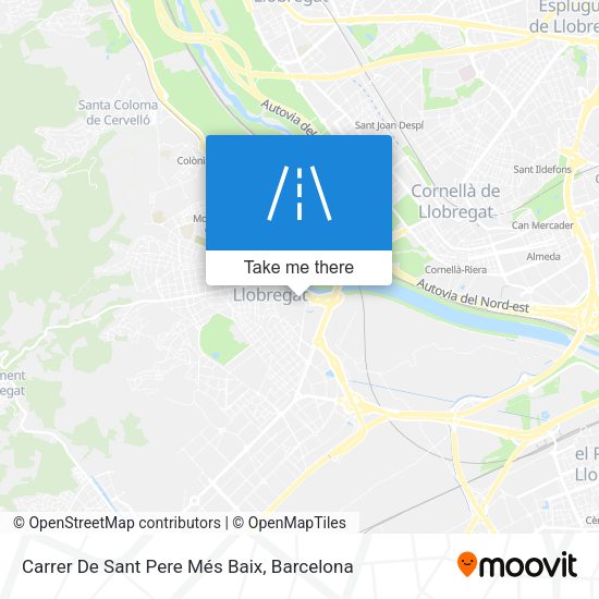 Carrer De Sant Pere Més Baix map