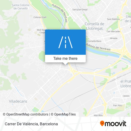 Carrer De València map