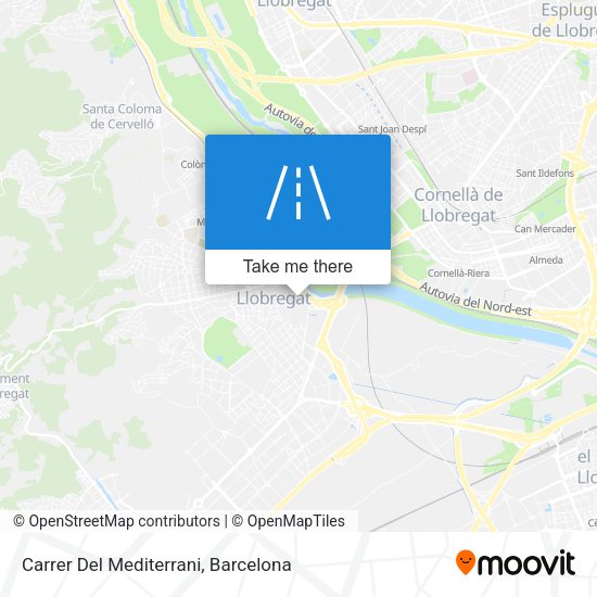 Carrer Del Mediterrani map