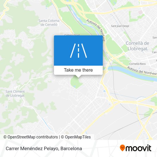 Carrer Menéndez Pelayo map