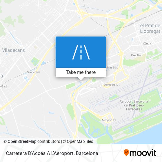 Carretera D'Accés A L'Aeroport map