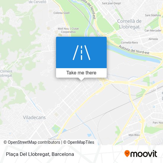 Plaça Del Llobregat map