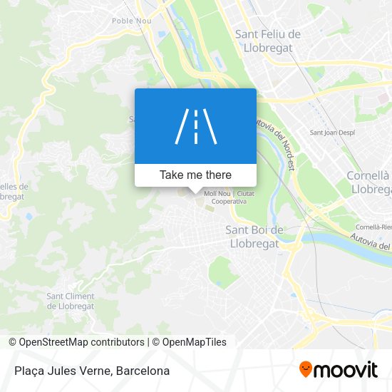 Plaça Jules Verne map