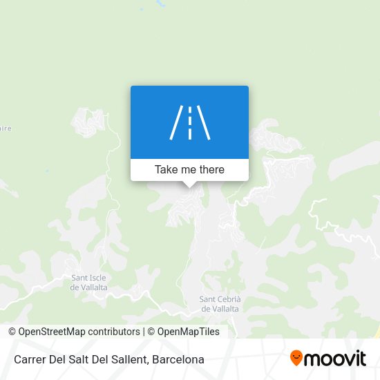 Carrer Del Salt Del Sallent map