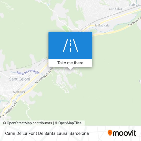 Camí De La Font De Santa Laura map