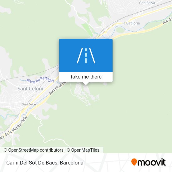 Camí Del Sot De Bacs map
