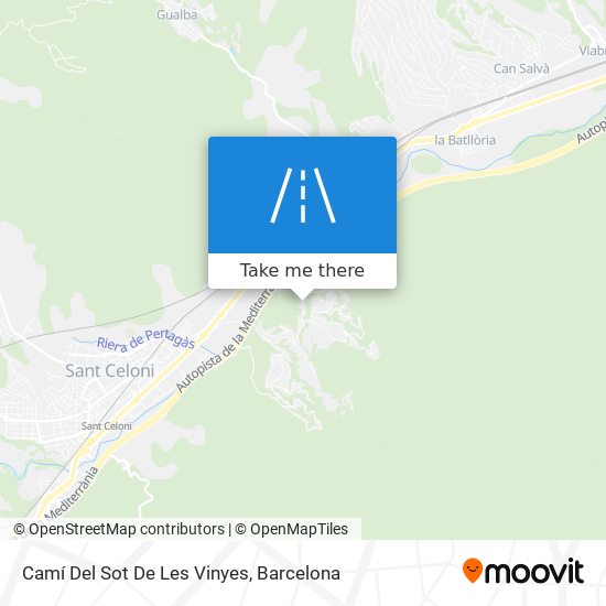 Camí Del Sot De Les Vinyes map