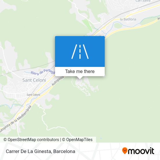 Carrer De La Ginesta map