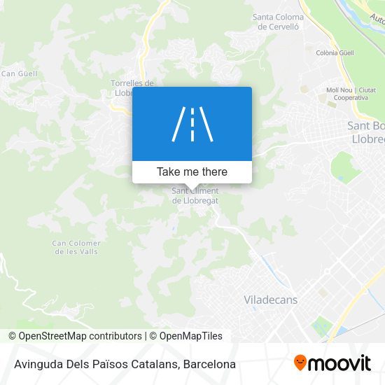 Avinguda Dels Països Catalans map