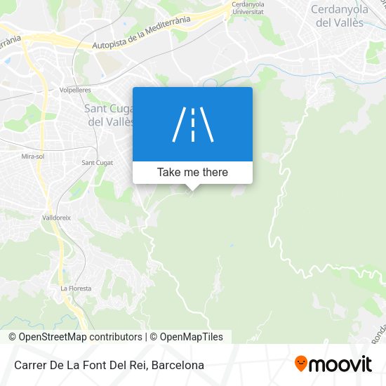 Carrer De La Font Del Rei map