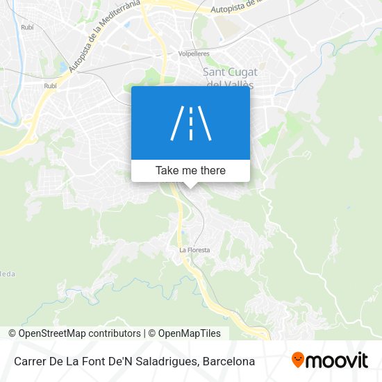 Carrer De La Font De'N Saladrigues map