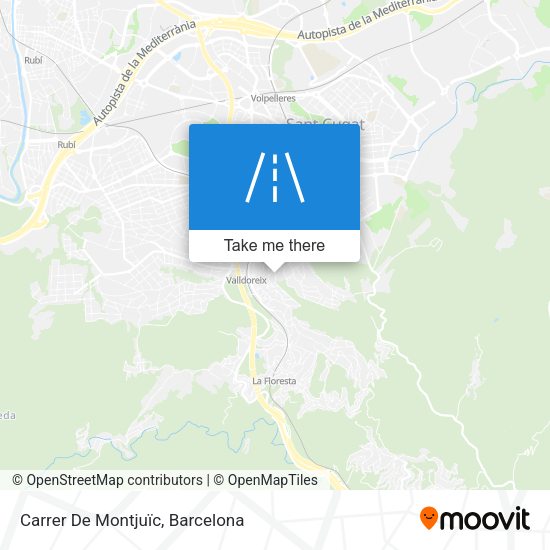 Carrer De Montjuïc map