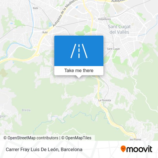 Carrer Fray Luis De León map