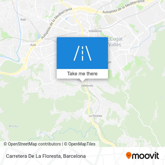 Carretera De La Floresta map