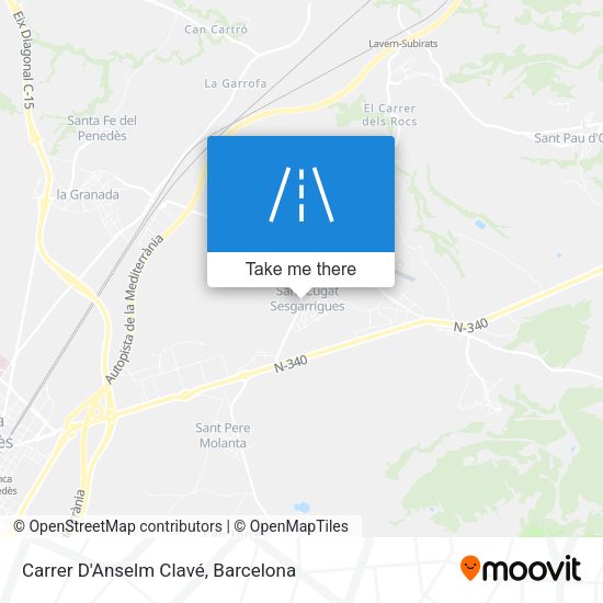 Carrer D'Anselm Clavé map